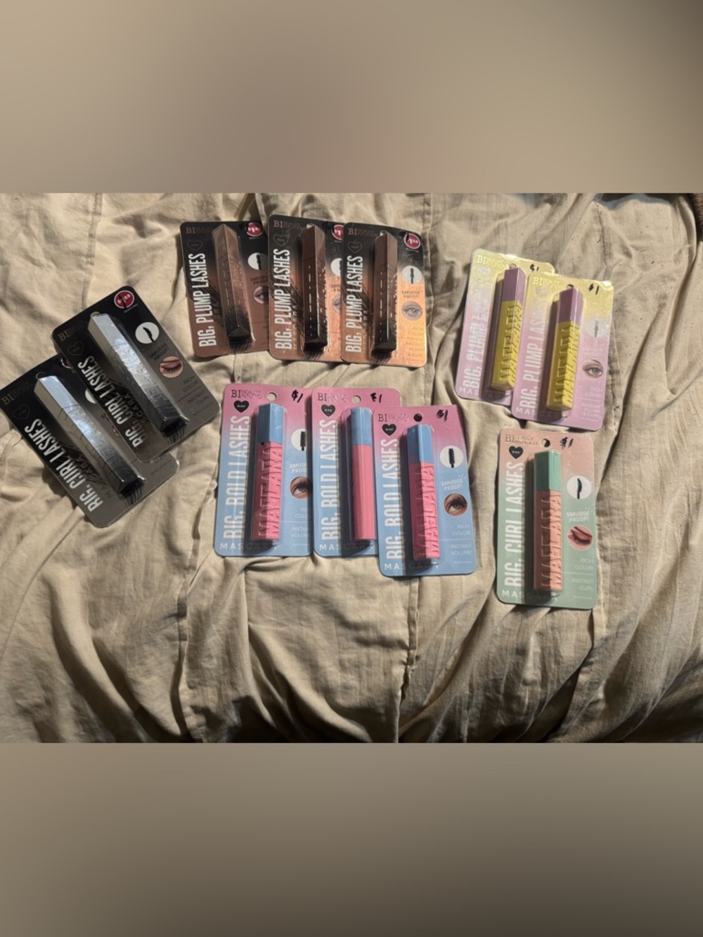 Bundle of Big Bold Lashes Mascara Lot - Pink & Blue Packaging - 11